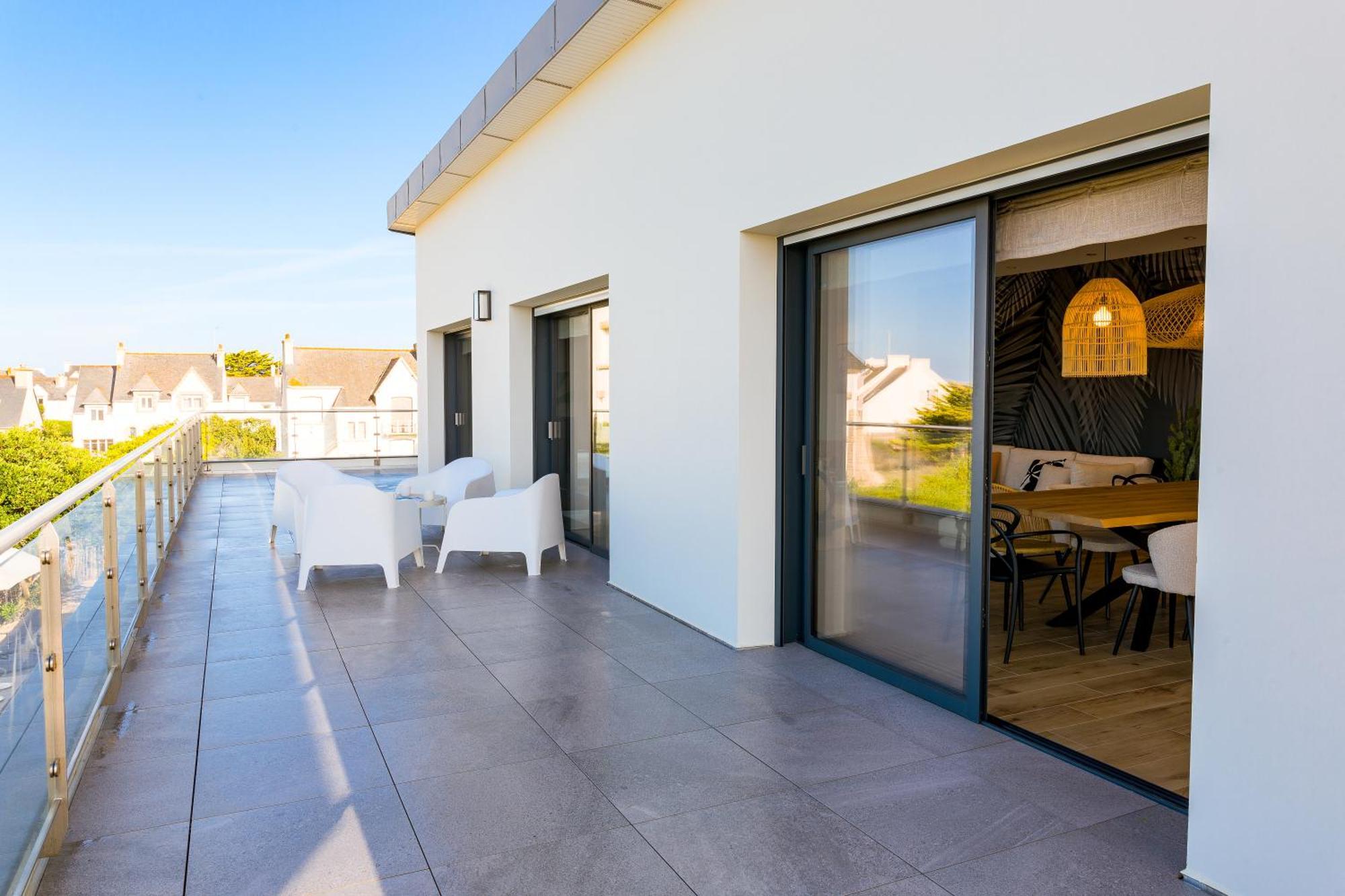 Apartmán Escale A Saint-Gue Penmarcʼh Exteriér fotografie