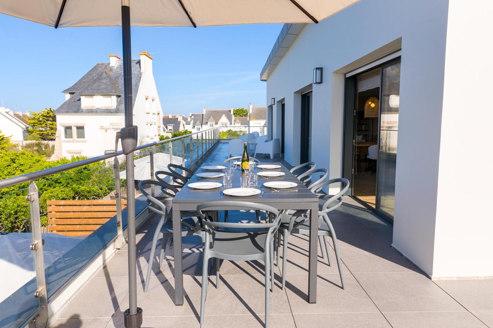 Apartmán Escale A Saint-Gue Penmarcʼh Exteriér fotografie